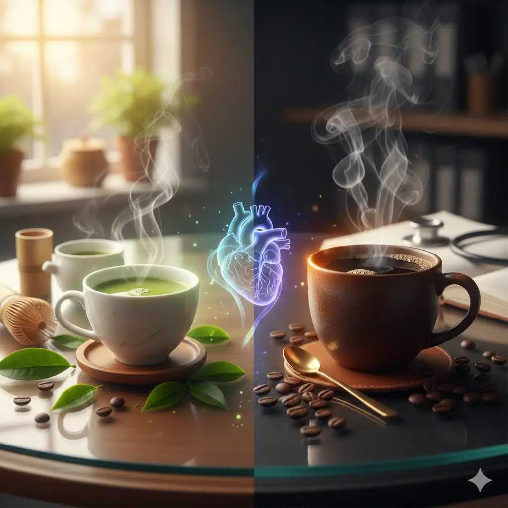 Doctors Compare Coffee and Green Tea Effects